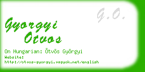 gyorgyi otvos business card